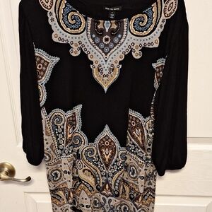a Cha Cha Vente Pullover Stretch Tunic Size 1X